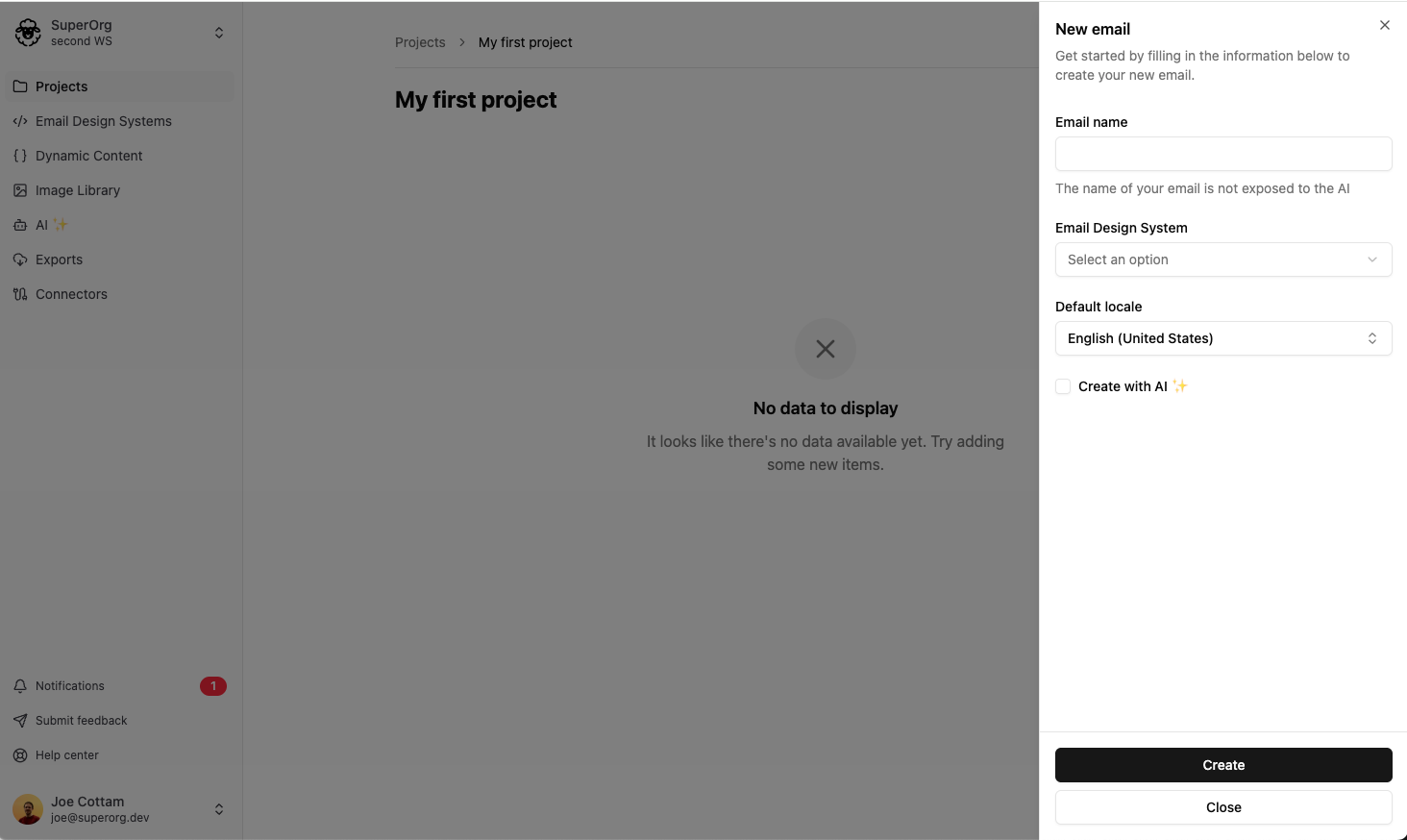 New Email