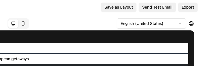 Save as Layout